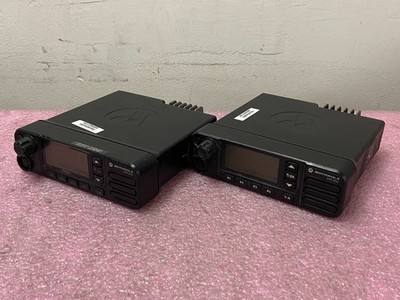 2x Motorola XPR5550 AAM28QNN9KA1AN Digital Mobile Radio Head Untested/Read* O336