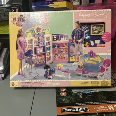 NIB 2002 Mattel Happy Family Barbie Baby Store Playset B0231 *SEALED*