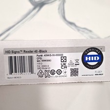 HID Signo Reader 40 RFID Reader - Black Access Control Reader 40NKS-00-000000