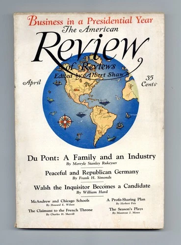 American Review of Reviews #459 VG/FN 5.0 1928