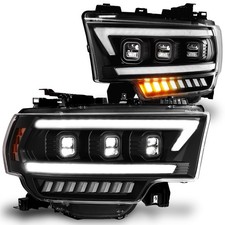Full Led Projector Headlight Pair For 2019-2024 Dodge Ram 2500 3500 Woe Halogen Full Led Projector Headlight Pair For 2019-2024 Dodge Ram 2500 3500 Woe Halogen