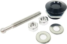 Quik Latch QL-25-SB 1.25" Upper Diameter Black Anodized MIni Quick Release Latch