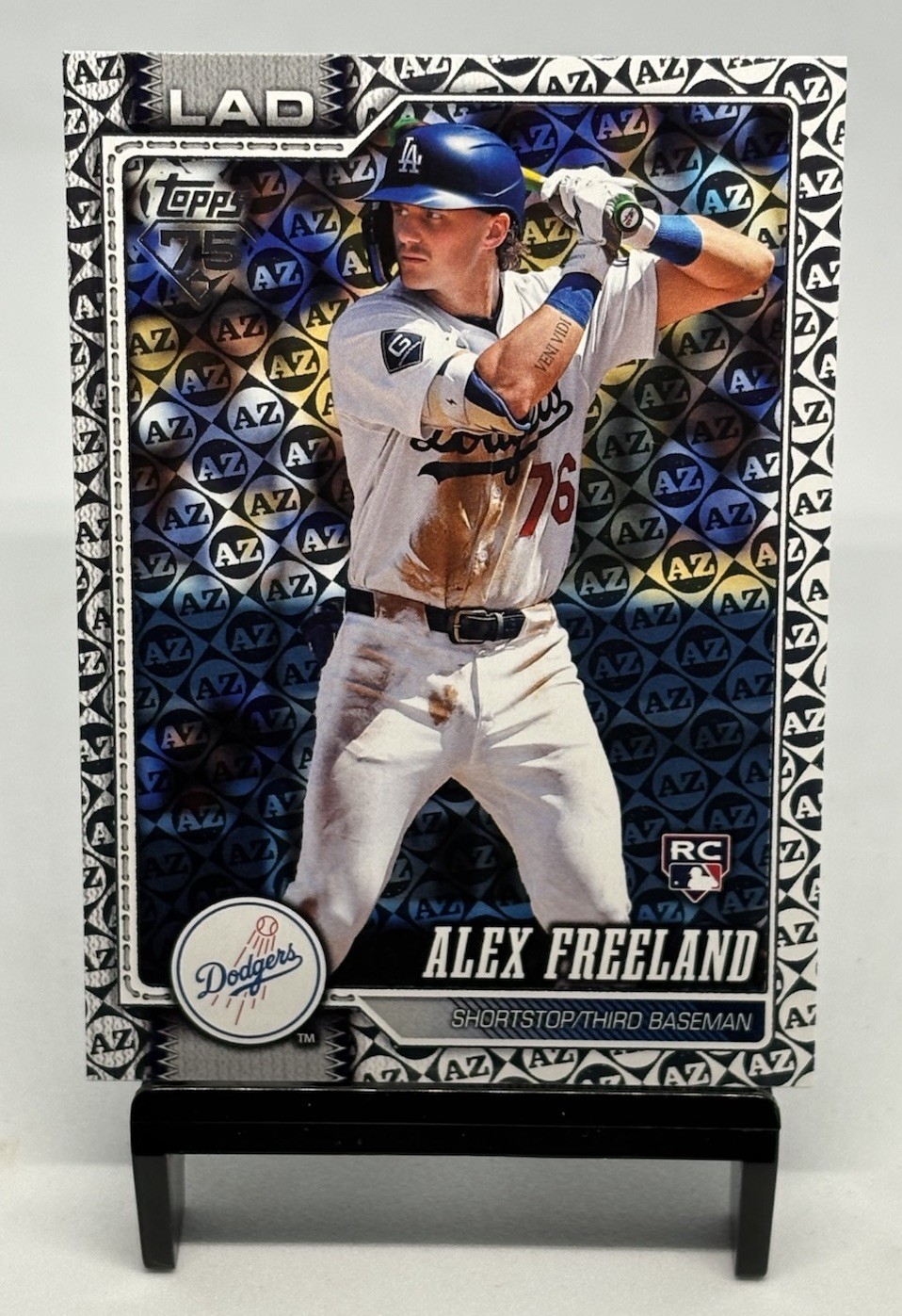 2026 Topps Series 1 Spring Training Parallel #74 Alex Freeland RC Dodgers