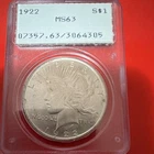 1922 Peace Silver Dollar $1 PCGS MS63 Silver Business Strike Philadelphia