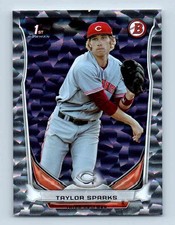2014 Bowman Draft Picks & Prospects Taylor Sparks Silver Ice Cincinnati Reds