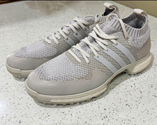 Adidas Tour 360 Boost Knit Grey/White Spiked Golf Shoes