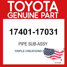 Toyota Genuine 1740117031 Pipe Assy Exhaust Front 17401-17031 OEM