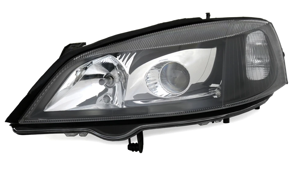 Scheinwerfer für Opel Astra G Schwarz Projektor Xenon Look Halogen links rechts - Bild 3 von 4