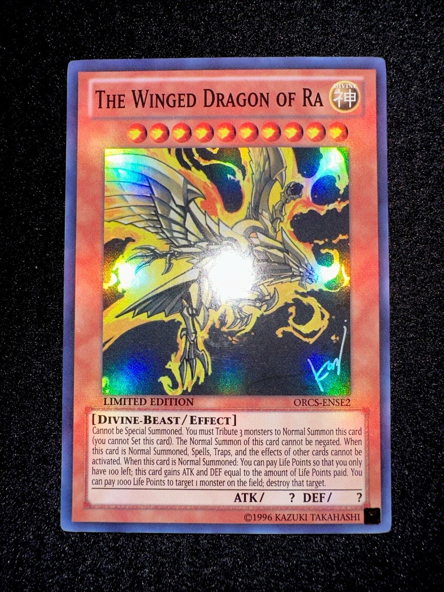 遊戯王OCG THE WINGED DRAGON OF RA 🔥 YUGIOH • THE WINGED DRAGON OF RA • SUPER RARE • ORCS-ENSE2