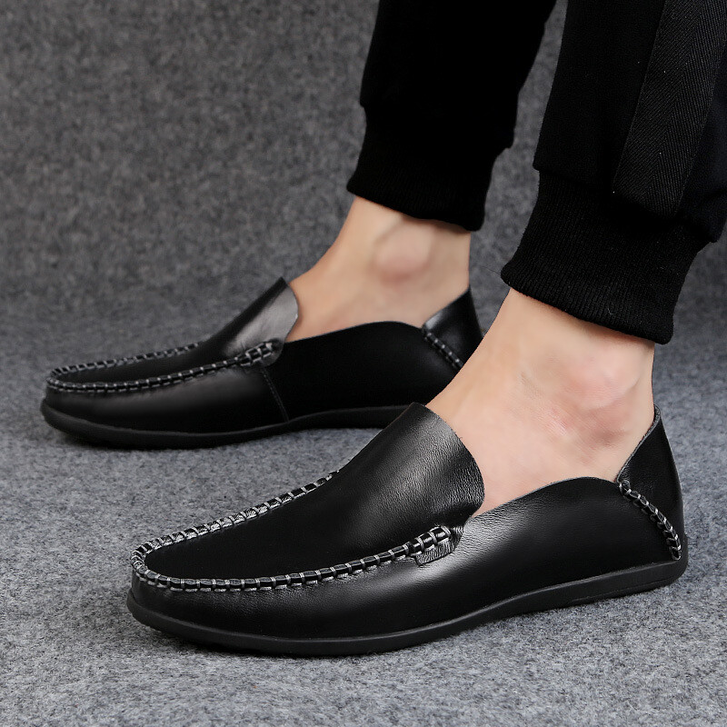 Men Loafers Shoes Soft Slip-On Flats Comfortable Male Casual  display picture 1