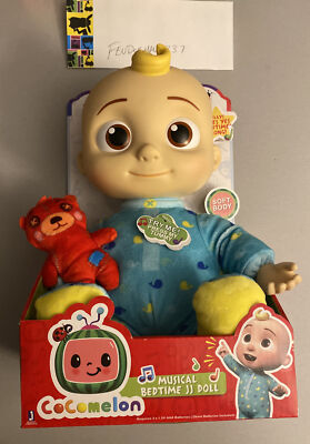 ð ï¸NEW Cocomelon Plush Bedtime JJ Doll 10IN with Sound In Hand SHIPS ASAP! | eBay
