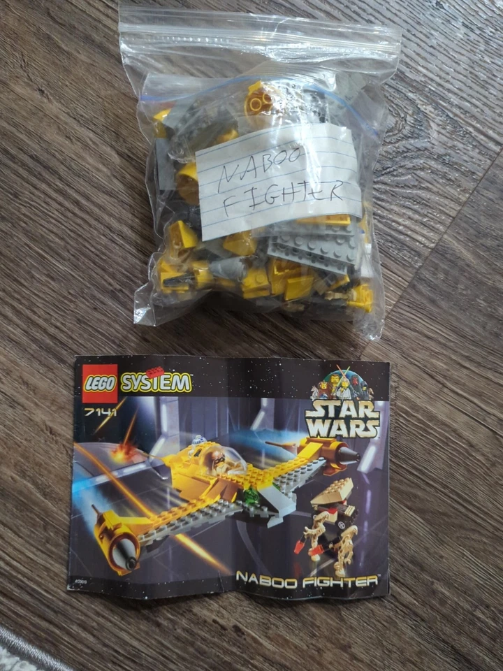 Retired, All pieces LEGO Star Wars Episode I Naboo Fighter 7141 Anakin Skywalker - Image 2 of 4