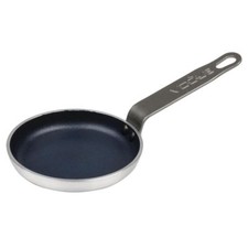 Vogue Blinis Pan Made of Aluminium - Non-Stick Coating / Round Shape 120mm