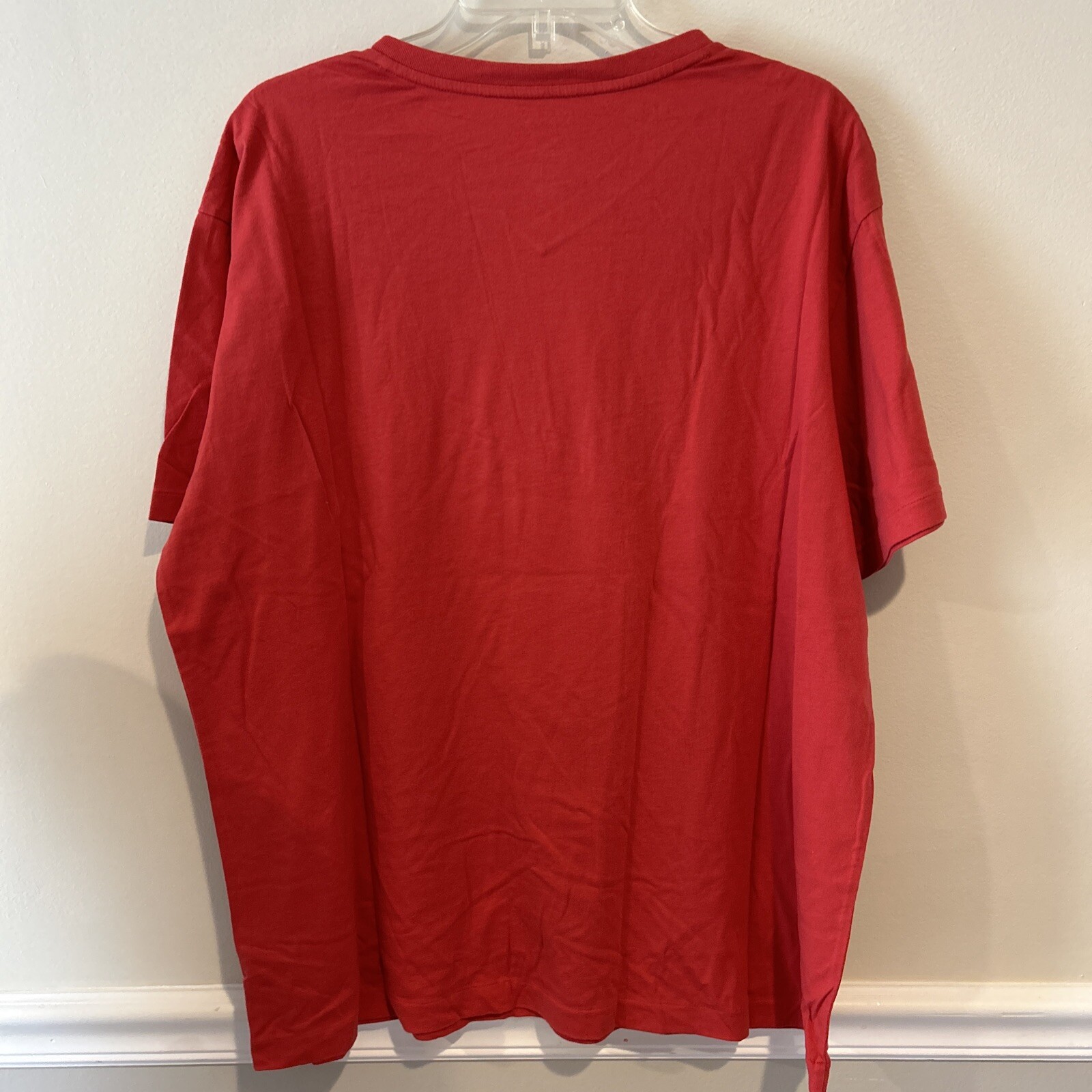 Polo Vintage anni '90 Ralph Lauren Punto Singolo Pony Rosso XL VINTAGE