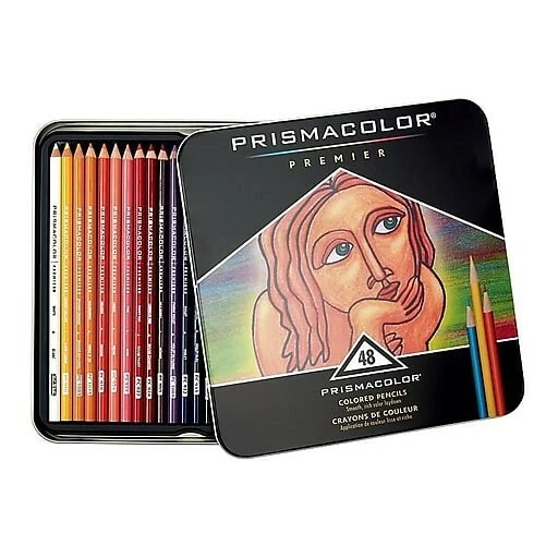 Prismacolor Premier Colored Pencils, Assorted Colors, Set of 48