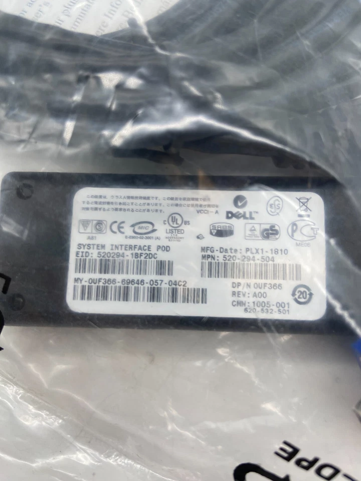 New Sealed Dell OUF366 USB KVM System Interface POD 520-294-504 Free Shipping - Image 2 of 4