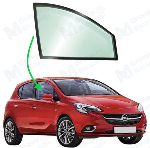 Opel Corsa E Ab 2015 Fensterscheibe Tieferlegung Vorne Seitlich Rechts-image