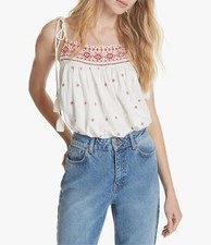 Free People ivory SZ M Tank Original 78 Now 45  