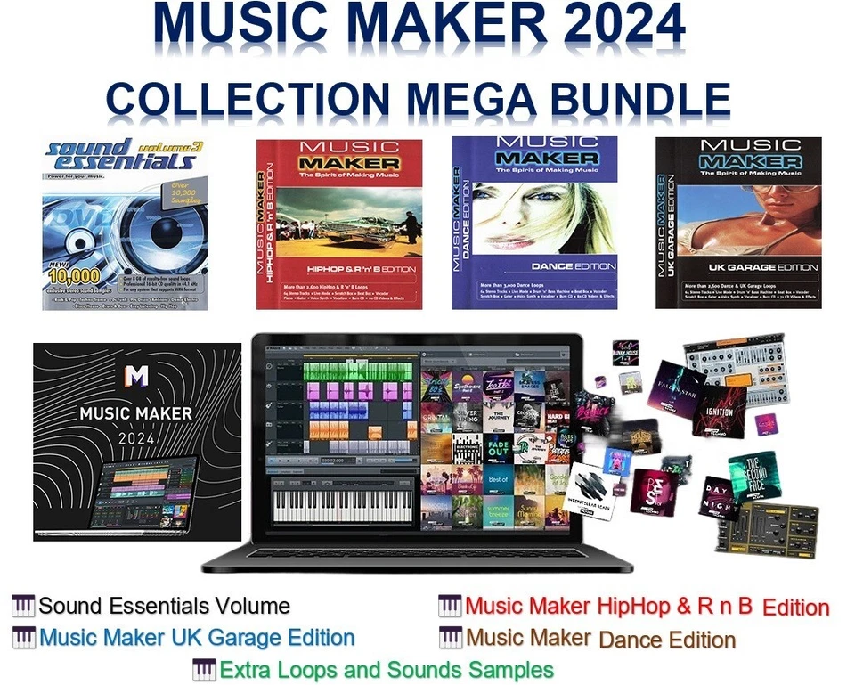 MUSIC MAKER 2024 MEGA COLLECTION BUNDLE. OVER 25,000 OF 15GB LOOPS & SAMPLES - Image 3 of 4
