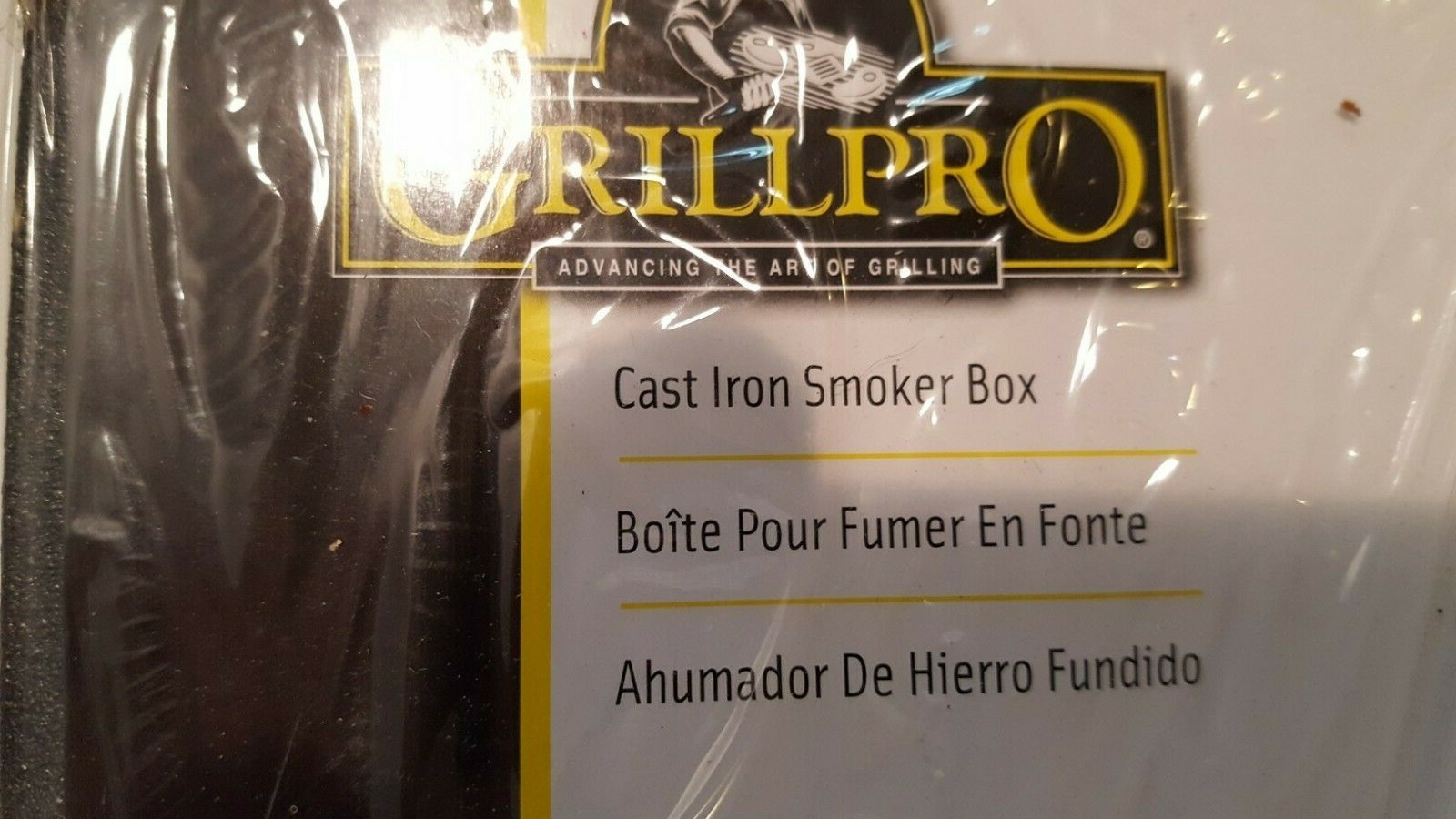 BBQ GRILL Black Cast Iron Wood Chip Smoker BoxGRILLPRO 00150 eBay