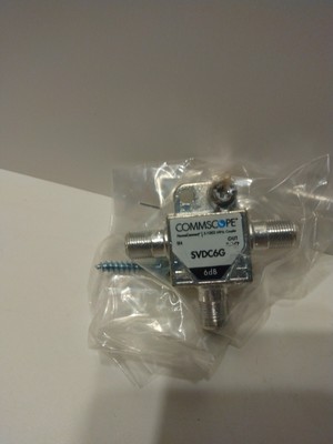 COMMSCOPE SV-DC-6G T-Type Directional Coupler, DC coupler 2-way splitter Xfinity