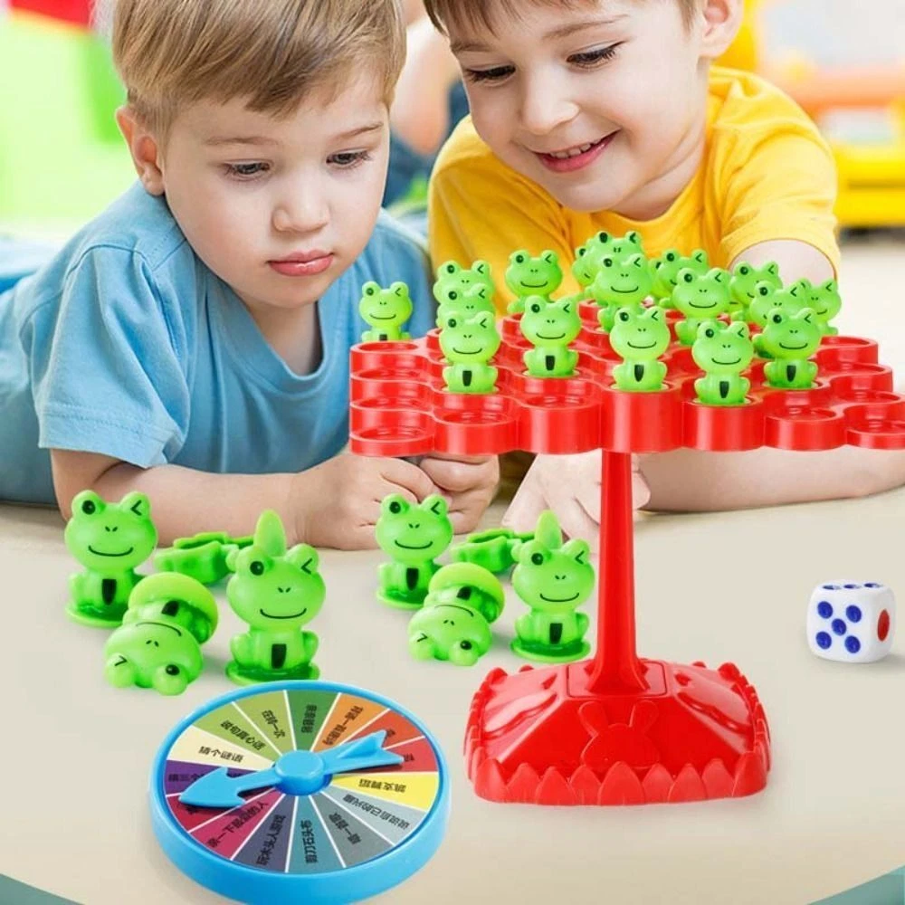 Parent-child Frog Balance Tree Game Interactive Tabletop Game Children |  eBay