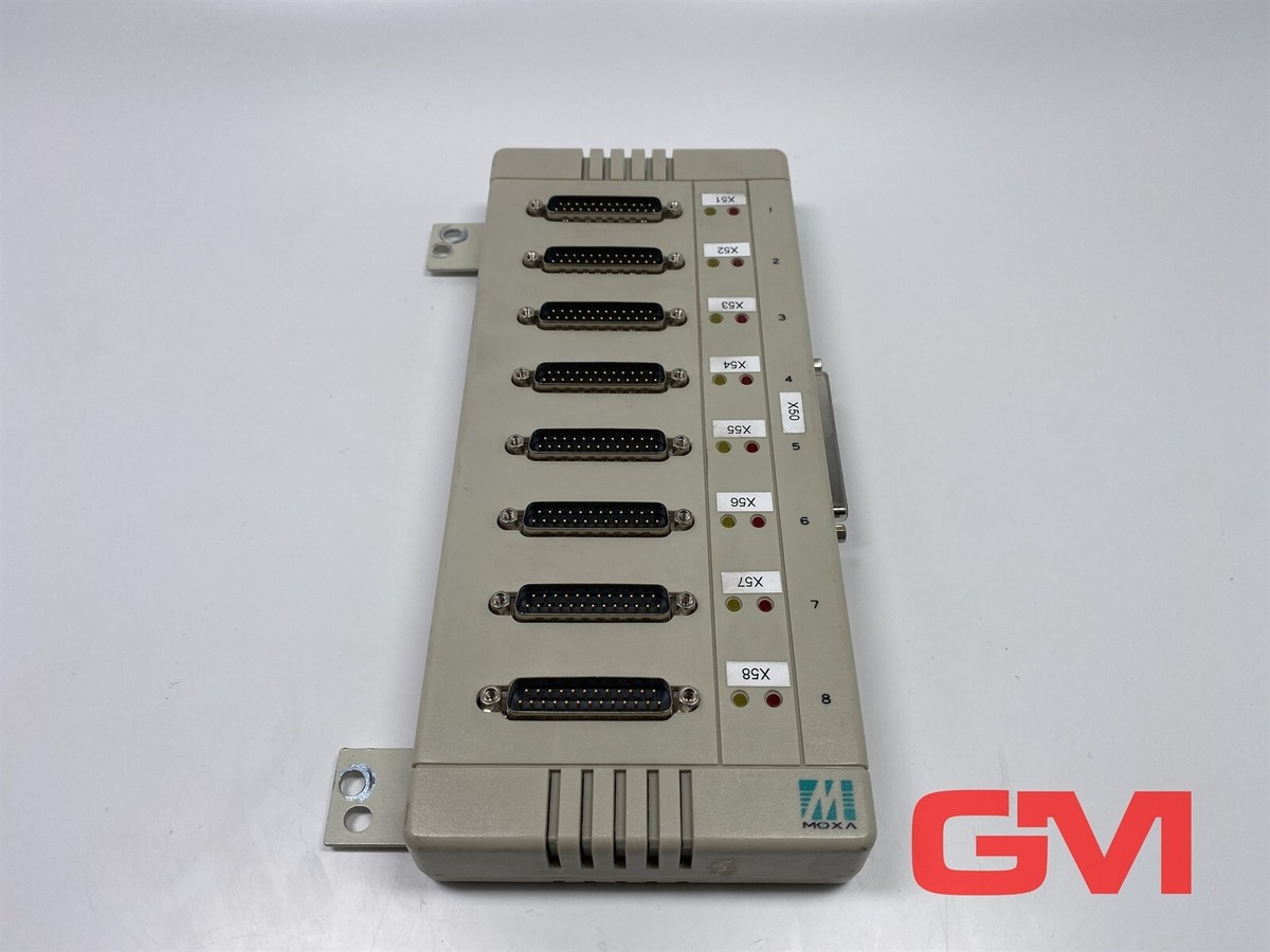 Moxa Connection Box OPT 8B 8x Male DB25 1x DB62 Connector | eBay