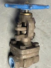 Velan A105N gate globe valve 3/4" Weld Socket 1975 PSI W2074B02TY W-2074B-02TY