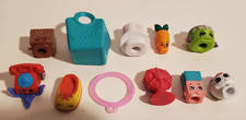 SHOPKINS LOOSE OPEN MINI FIGURES TOYS FAKE FOOD PLUS OTHERS LOT/11 PLUS WILL ADD