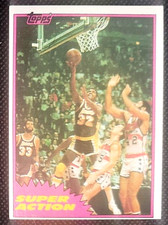 1981-82   Topps #W109   Magic Johnson Super Action!  Team: Los Angeles Lakers