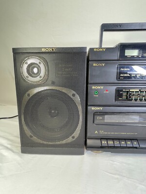 Vintage Sony CFD-460 Boombox Stereo Cassette Player Radio Recorder Vintage Sony CFD-460 Boombox Stereo Cassette Player Radio Recorder