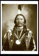 ⫸ 949 Postcard BUCKSKIN CHARLEY, Southern Ute Chief – 1899 Photo C. A. Nast
