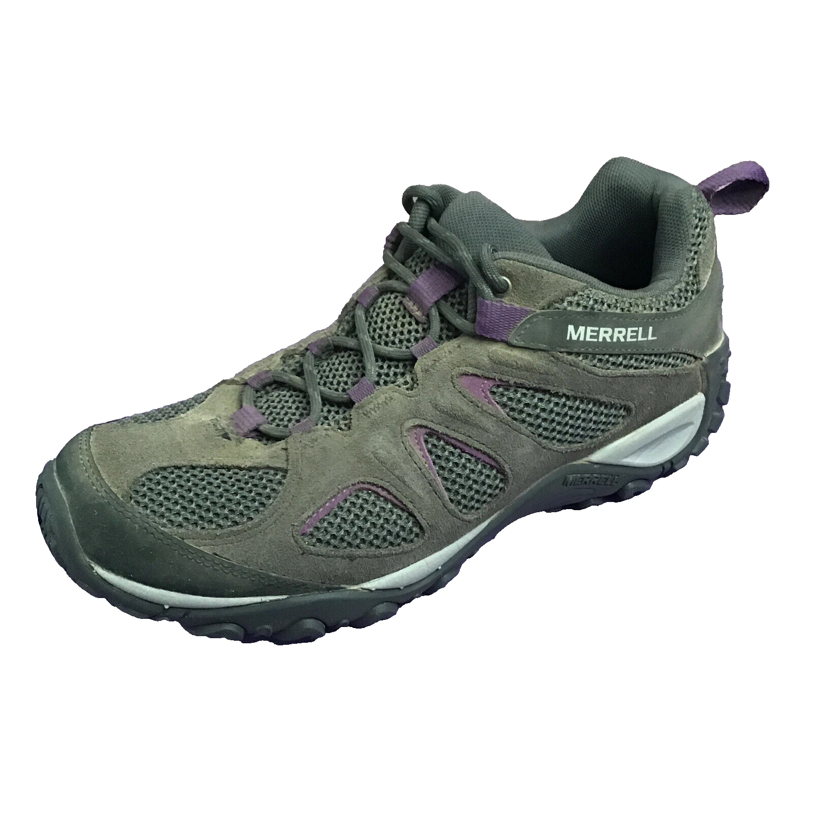 Merrell Women's Yokota 2 Hiking Shoes Boots Gray Purple Size 9.5 Camping