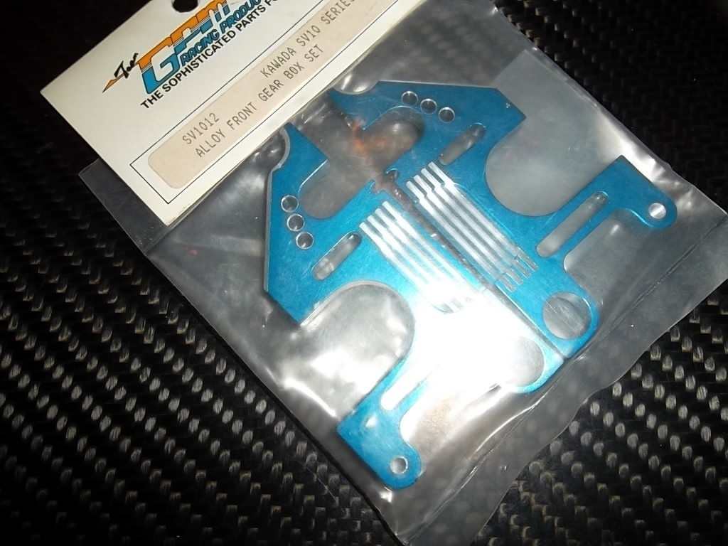 Carter avant de transmission en alu bleu GPM SV1012 pour SV10