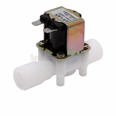 1/2'' N/C Magnetic Electric Solenoid Valve Water Air Inlet Flow Switch AC 220V