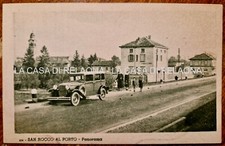 CARTOLINA SAN ROCCO AL PORTO Panorama - Primi '900 - fp - Non VG