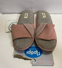 Floopi Pink Women's Slide Slippers Size XL 11-12 Open Toe Memory Foam NWT