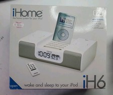 iHome iH6 White Yellowed Powers Up and Works