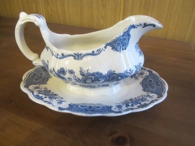 Sauciere Ridgway Staffordshire Windsor England Blau
