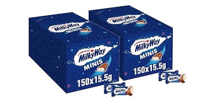 2x 150x15,5g MILKY WAY Minis Catering Milchschokolade gefüllt mit Candy-Creme