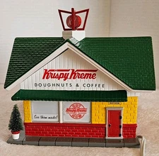 Department 56 Krispy Kreme Doughnut Shop With Sign
