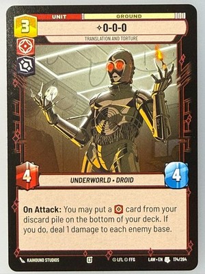 star wars unlimited graded cards 2024 Star Wars Unlimited TCG General Veers Spark of Rebellion 230/252 SOR  Graded