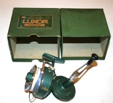 Vtg fishing reel LUXOR #2 R MOULINET SUPREME with original BOX  Made in France