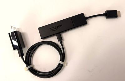 Amazon Fire TV Stick 2nd Gen CE0984 LY73PR Media Streamer with Adaptor No Remote