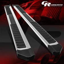 Chrome 6" Flat Step Bar Running Boards for 2022-2024 Ford F150 Super Crew Cab