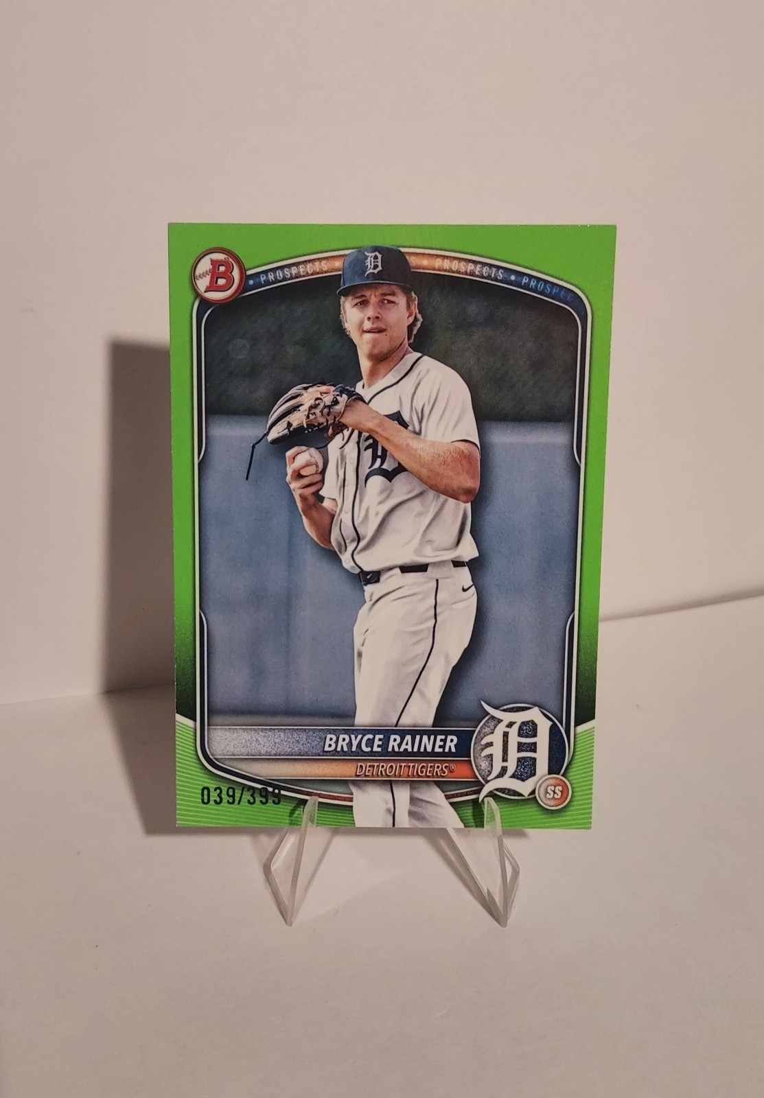 Bowman 2025 Bryce Rainer #BP-49 Neon Green /399 Prospects Rookie