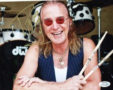 Roger Earl Signed Autographed 8x10 Foghat Drummer Photo ACOA