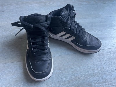 Adidas Knöchelschuh Boot Sportschuh 32 hoops mid shoes Schwarz Weiß