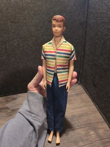 Vintage 1960 Mattel Allan Doll Ken Barbie & Midge's Friend Alan Original Top