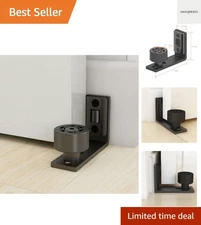 Adjustable Floor Guide for Sliding Barn Door Bottom Roller Wall Mount Double ...